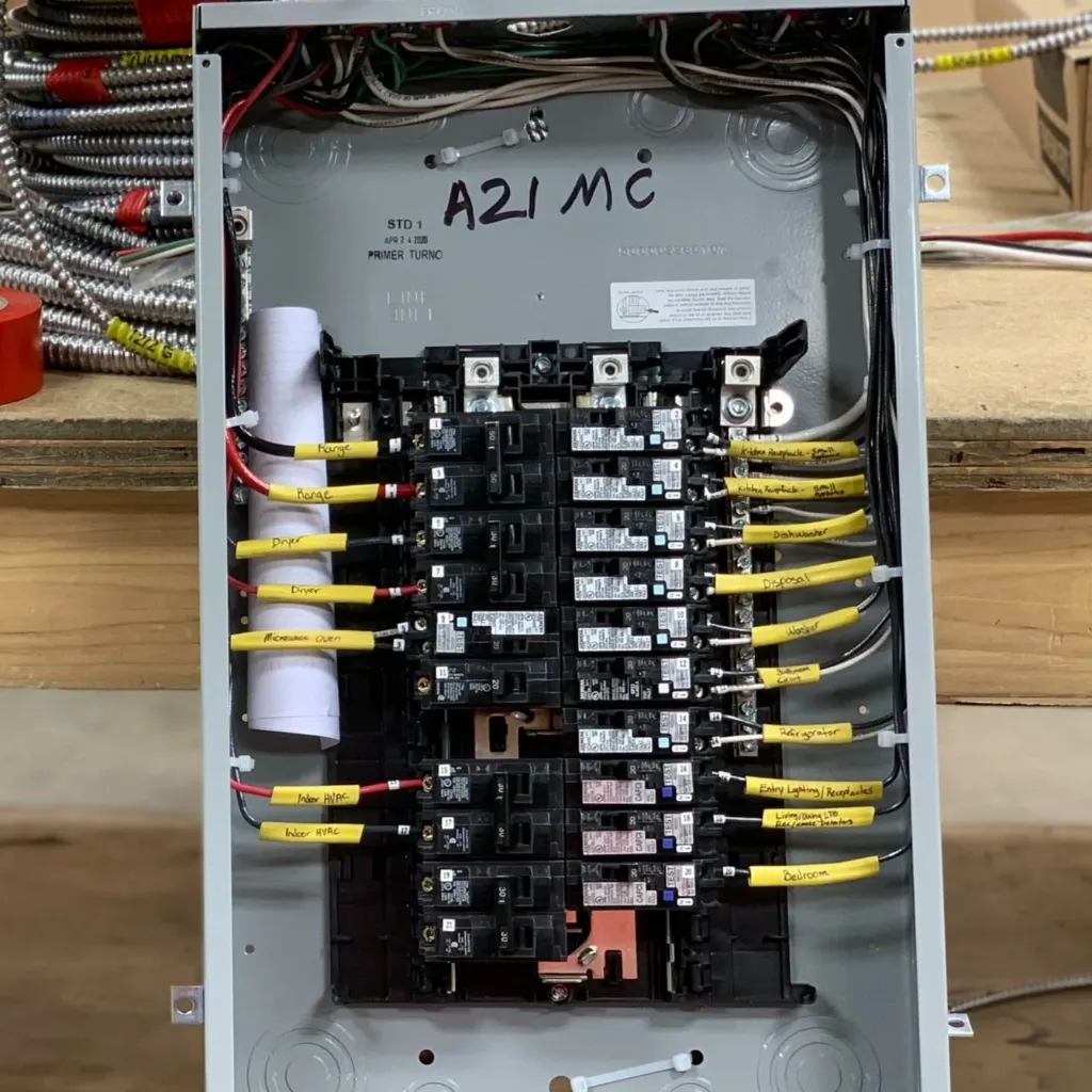 Organized Electrical Panel